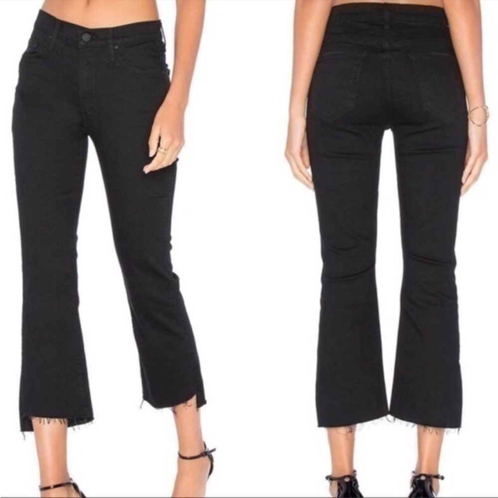 Mother The Insider Two Step Frey in Not Guilty Black Size 25 NWT